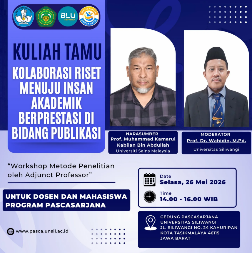 Workshop Metode Penelitian oleh Adjunct Profesor